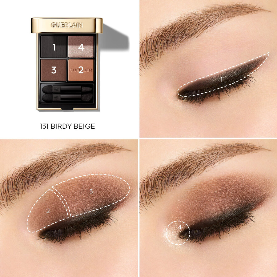 ombres g ⋅ eyeshadow quad ⋅ guerlain
